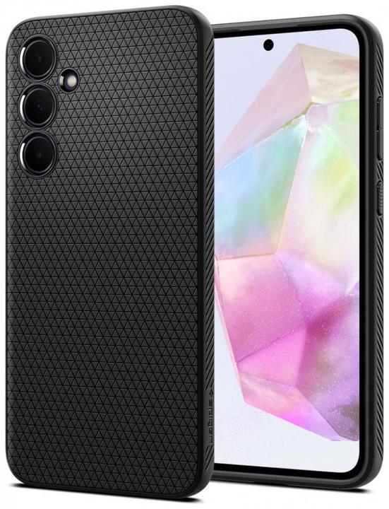 Actual product image Spigen Liquid Air Sam A35 5G czarny/matte black ACS07519 (Samsung Galaxy A35)