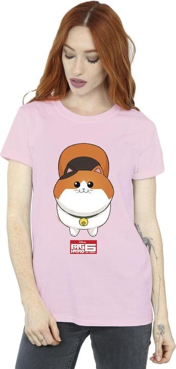 Immagine prodotto Disney Big Hero 6 Baymax Kitten Face Maglietta Ampia Donna (M)