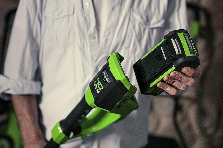 Actual product image Greenworks G40LT (Trim line)
