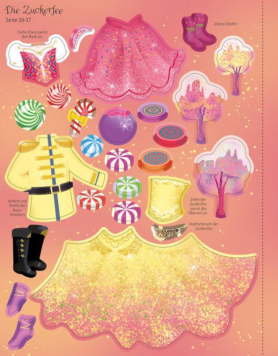Actual product image My dress-up doll sticker book: The Nutcracker