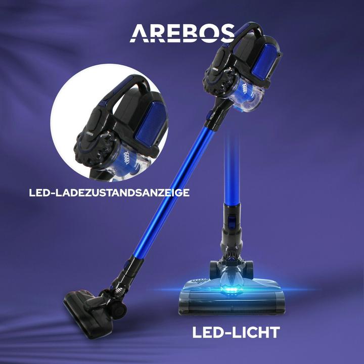 Image du produit Arebos Aspirateur à main Aku - ECO bleu