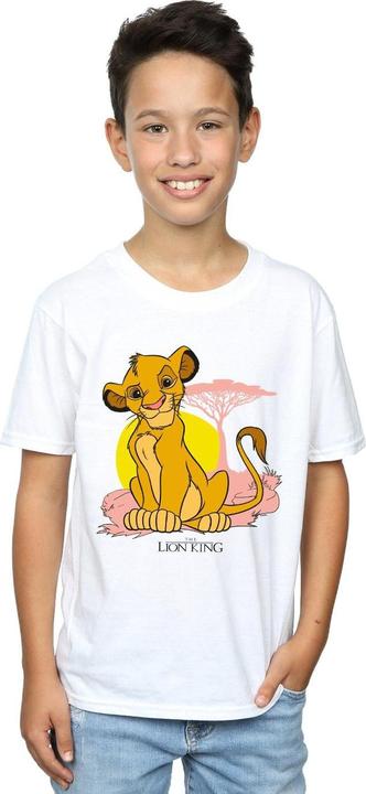 Actual product image Disney Boys The Lion King Simba Pastel T-Shirt (140, 146)