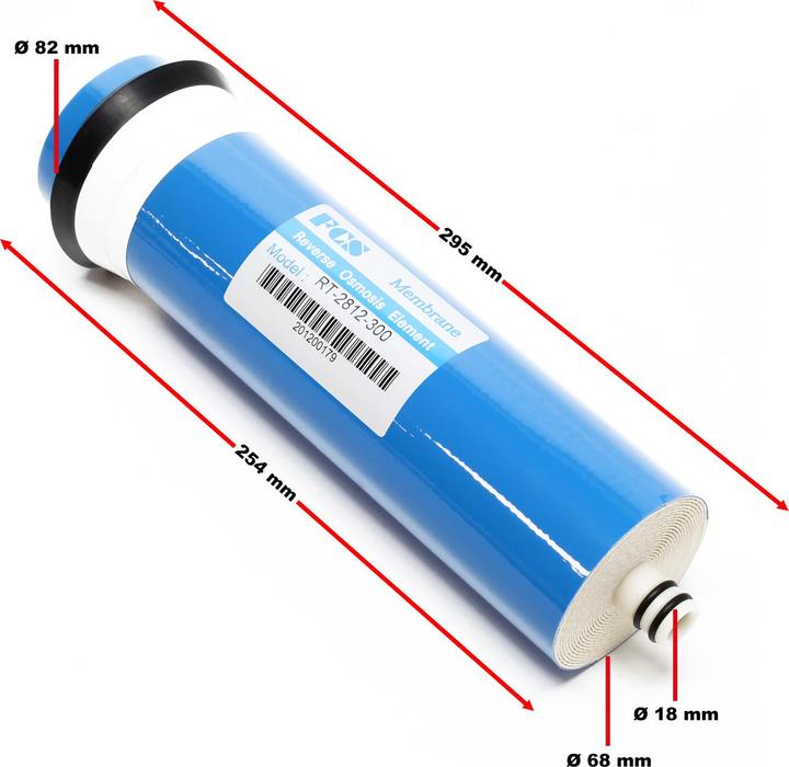 Produktbild Naturewater Umkehrosmose Membran 300GPD 1200l/Tag 10" 254mm Ersatz Wasserfilter