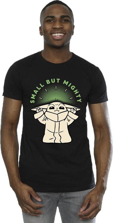 Image du produit Star Wars - T-shirt THE MANDALORIAN SMALL BUT MIGHTY GROGU - Homme (S)