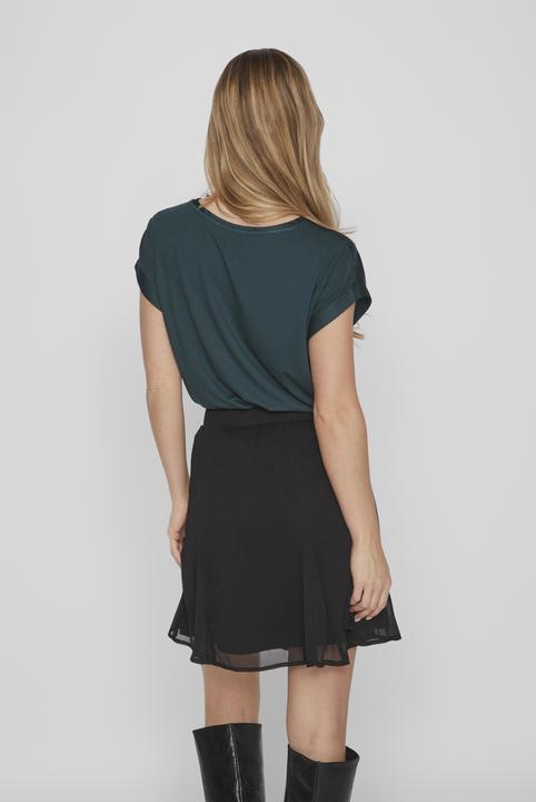 Actual product image Vila Round neckline top with short sleeves (40)