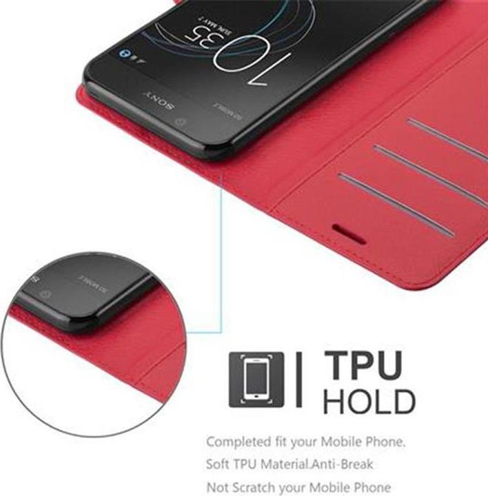 Actual product image Cadorabo Book with stand function cover (Sony Xperia L1)