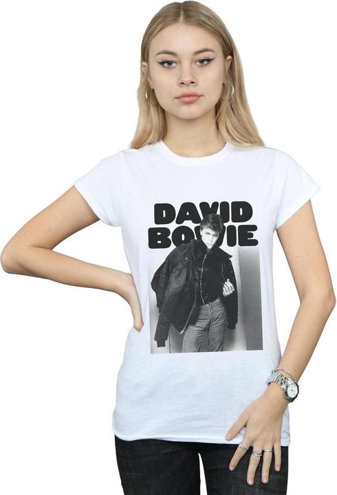 Immagine prodotto David Bowie Jacket Photograph Maglietta Donna (L)