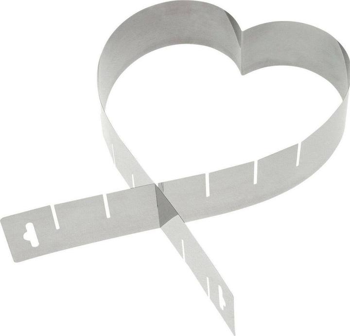 Actual product image Westmark Heartbaking tin, stainless steel, 19x5 cm