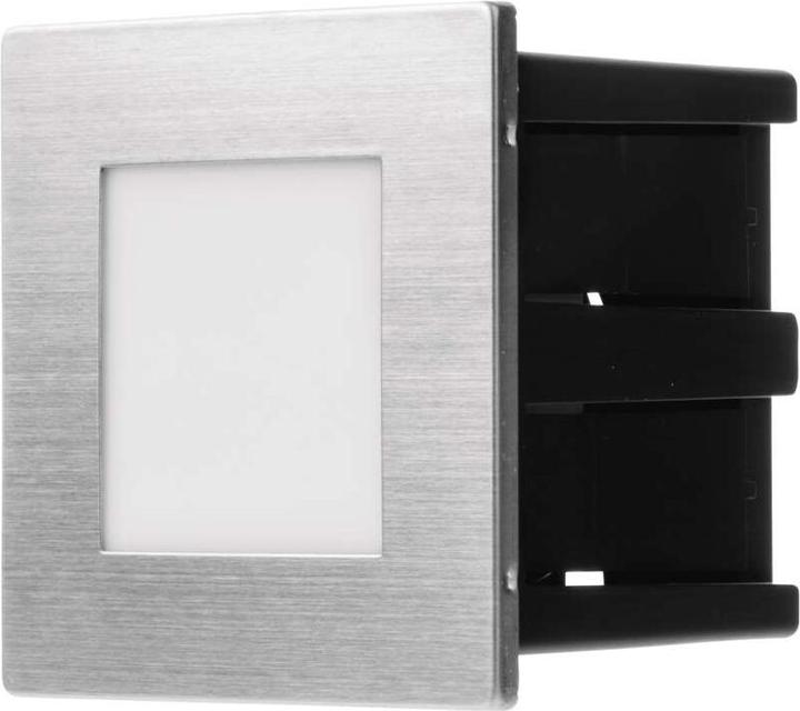 Produktbild Emos LED Treppenlicht – Einbauleuchte 80×80 1,5W neut. weiss IP65 (65 lm)