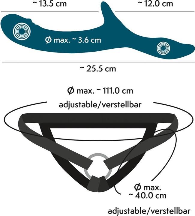 Produktbild You2Toys Strap-On Set