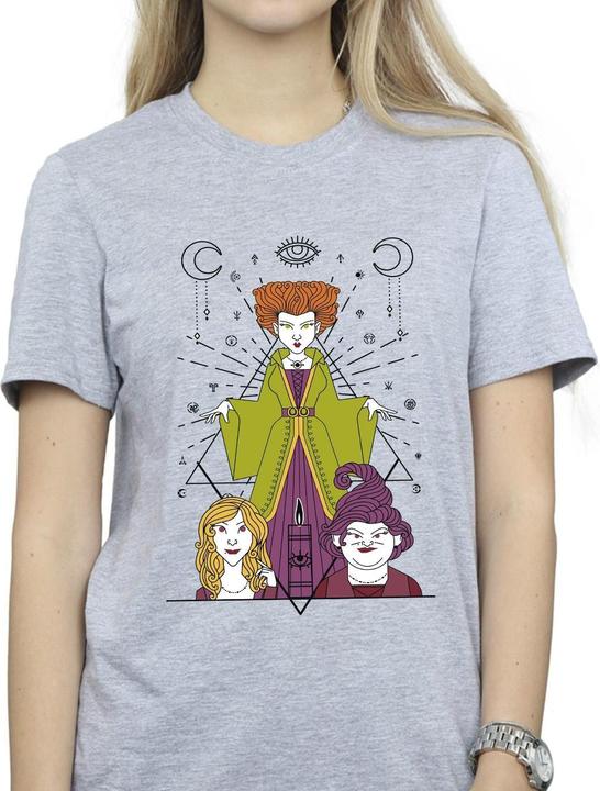 Immagine prodotto Disney Hocus Pocus Candle Maglietta Ampia Donna (4XL)