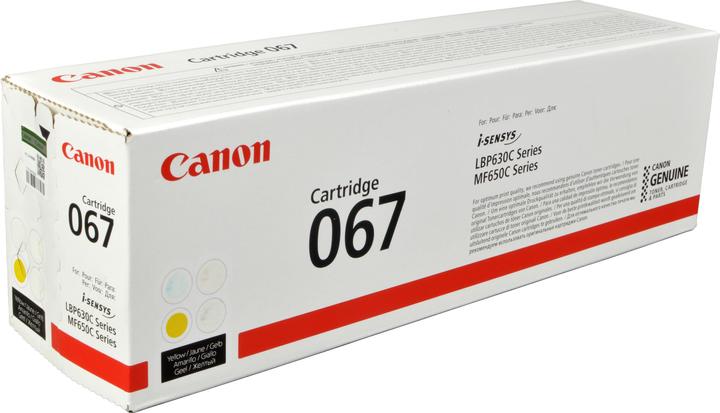 Actual product image Canon 67 (Y)