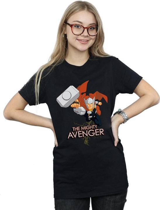 Produktbild Thor The Mighty Avenger Baumwolle Boyfriend TShirt (L)
