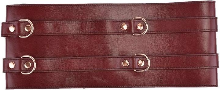 Actual product image Liebe Seele Luxury waist leather cuff corset