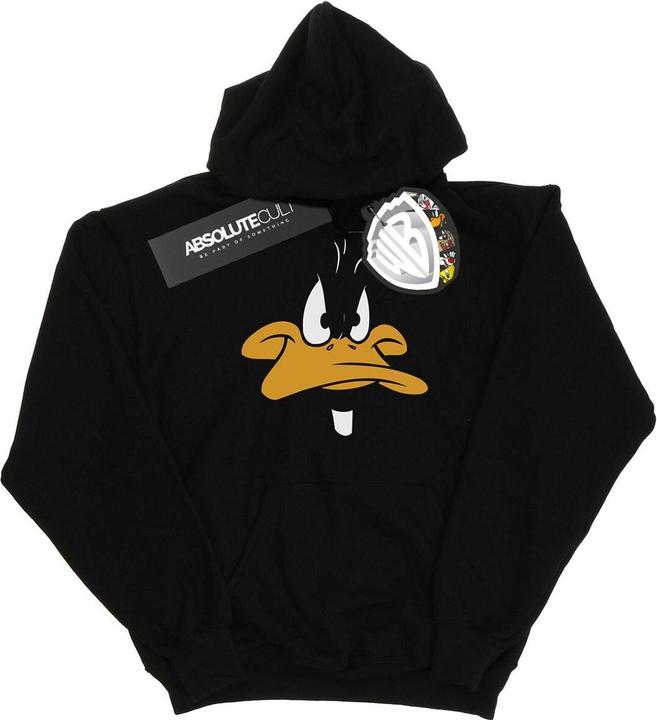 Looney Tunes Daffy Duck Big Face Kapuzenpullover Mädchen