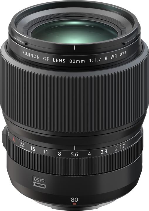 Fujifilm FUJINON GF 80mm f/1.7 R WR (Fujifilm Fujinon GF, Formato medio)