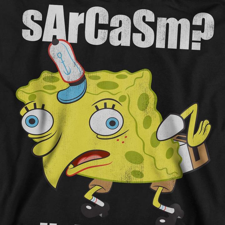 Produktbild Spongebob Squarepants Sarcasm Meme Sweatshirt (M)