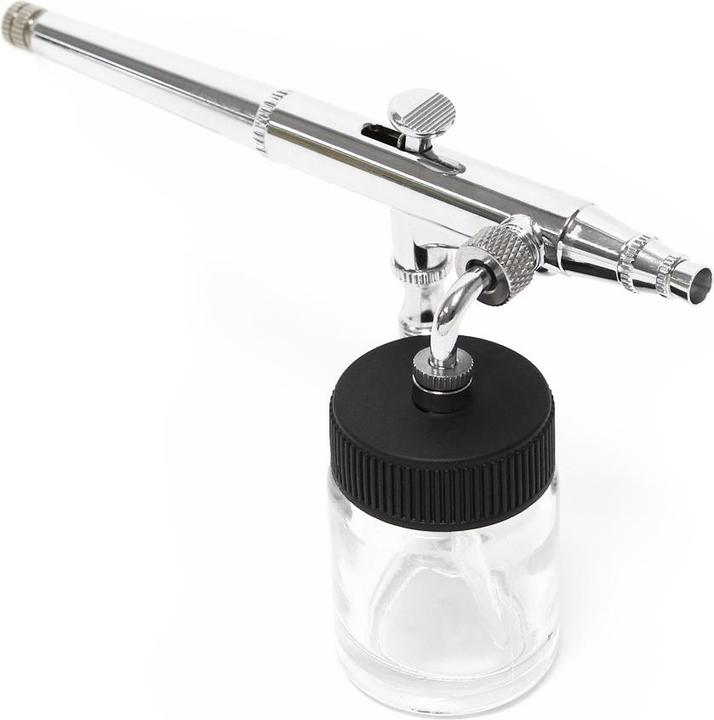 Produktbild Wiltec Airbrushpistole Spritzpistole Druckluft Typ 134K Double Action Funktion Düsen