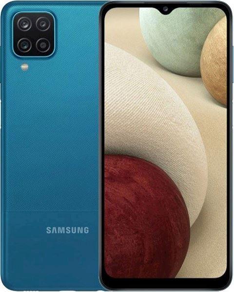 Produktbild Samsung Galaxy A12 EU (128 GB, Blue, 6.50", Dual SIM, 48 Mpx, 4G)