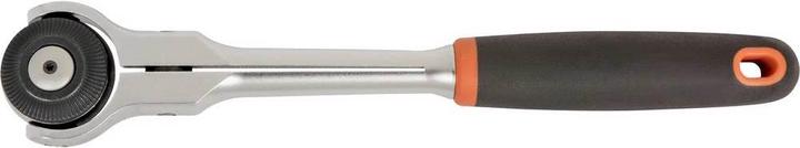 Produktbild Bahco 1/2" Umschaltknarre mit Schwenkkopf, 72 Zähnen und 5°-Rückschwenkwinkel, 266 mm (1/2")