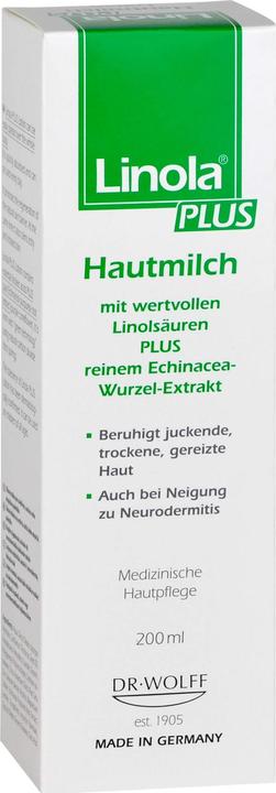 Dr. Wolff Linola plus Hautmilch Milch, 200 ml Lotion (Körpermilch, 200 ml)