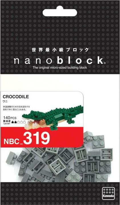Image du produit Nanoblock Modèle de blocs de construction Mini Collection Crocodile Niveau 2