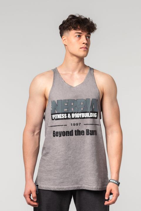 Produktbild Nebbia Washed-off Oversized-Tanktop Max Out 359 - light grey (M)