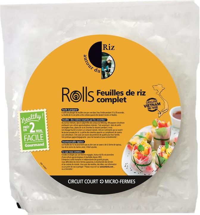 Immagine prodotto Autour du Riz Foglie di riso integrale Ø 28cm
