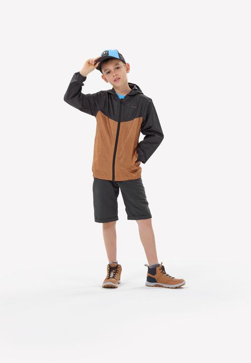 Actual product image Quechua Hiking shoes children size 35-38 half high - NH500 brown (36)