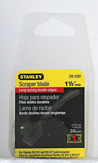 Actual product image Stanley Replacement blade for paint scraper two-sided (Replacement blade)