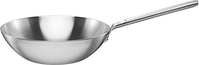 Actual product image Fiskars Norden Steel Wok, 28cm, uncoated (28 cm, Wok, Stainless steel)