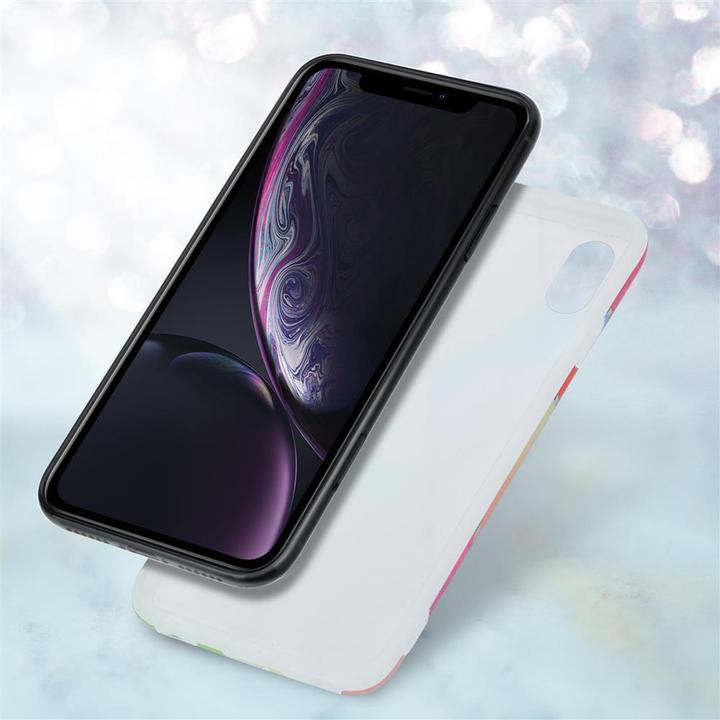 Produktbild Cadorabo IMD TPU Bunter Marmor Cover (Apple iPhone XR)