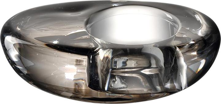 Leonardo Teelichthalter Casolare, Glas, Grau, 6 Stück