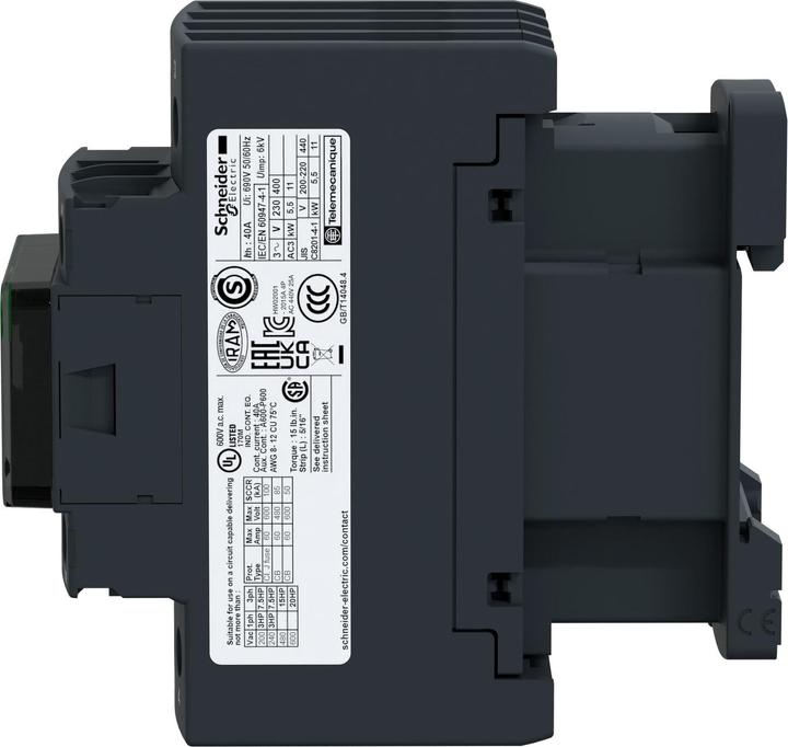 Immagine prodotto Schneider Electric 4P CONTACTOR 40A AC-1 (2NO 2NC) 220VDC
