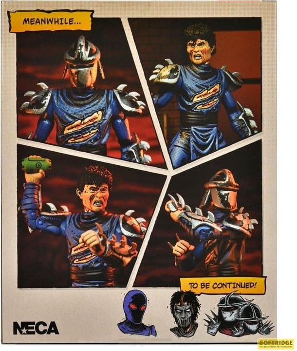 Actual product image Neca Teenage Mutant Ninja Turtles (Mirage Comics) Action Figure Battle Damaged Shredder 18 cm