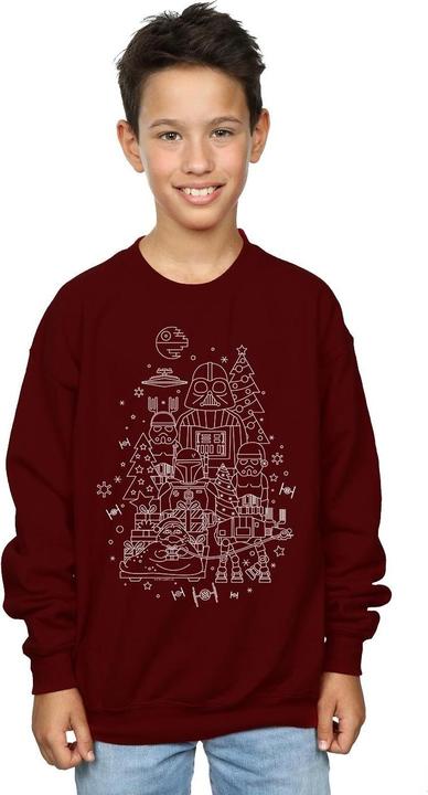 Image du produit Star Wars - Sweat EMPIRE CHRISTMAS - Garçon (152, 158)