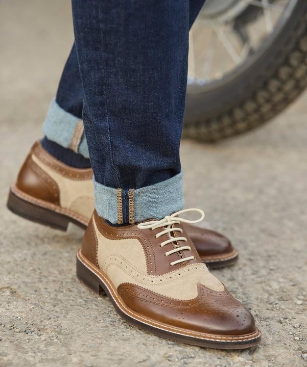 Actual product image Joe Browns Premium Leather Lace-Up Leather Brogues (44)