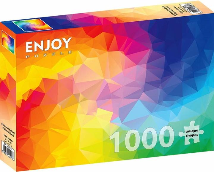 Image du produit Enjoy Puzzle ENJOY-1239 - Arc-en-ciel dégradé Poligonal Swirl, puzzle, 1000 pièces (1000 pièces)