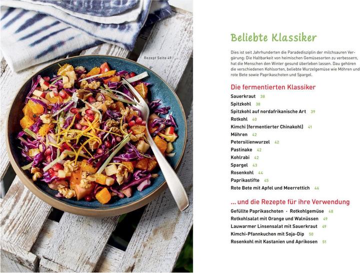Immagine prodotto Gemüse und Salat fermentieren. Die besten Rezepte für milchsauer Eingelegtes (Tedesco, Joanna tuttofare, 2023)