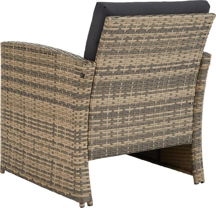 Actual product image tectake Rattan Lounge Lucca