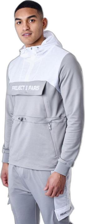 Image du produit Project X Paris sweatshirt à capuche style coupe vent bicolore (XL)