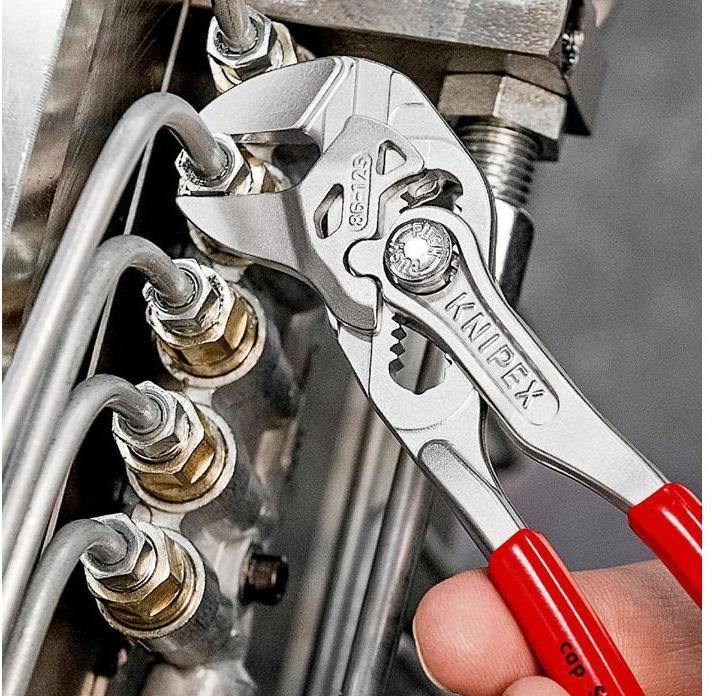 Produktbild Knipex Mini-Zangenschlüssel Zange und Schraubenschlüssel in einem Werkzeug 86 03 125 (125 mm)