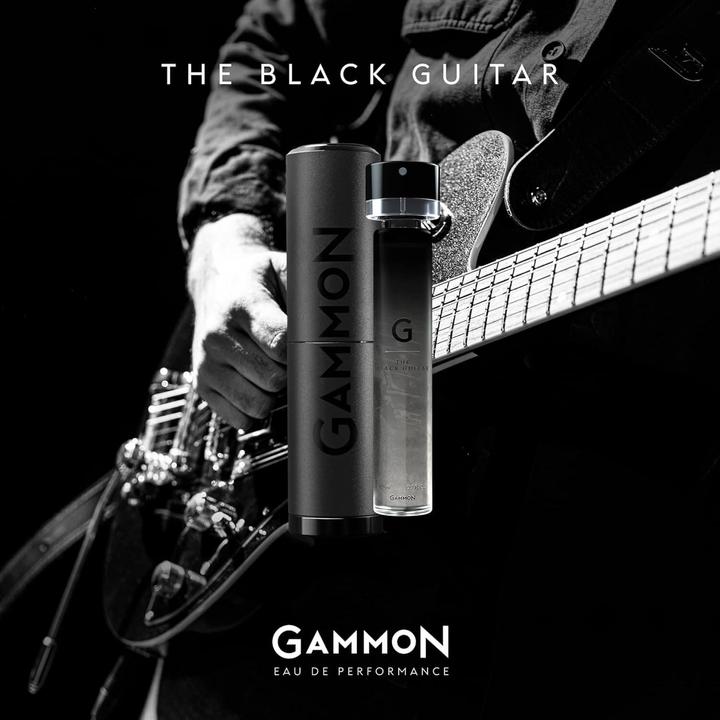 Image du produit Gammon 8833 Black Notes Parfum Recharge Set G (3x20 ml), l'aromatique et fruité BLACK GUITAR Monsieur (Eau de parfum, 60 ml)
