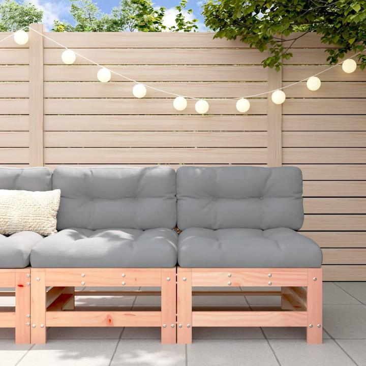 Actual product image VidaXL Garten-Mittelsofas 2 Stk. Massivholz Douglasie,Material