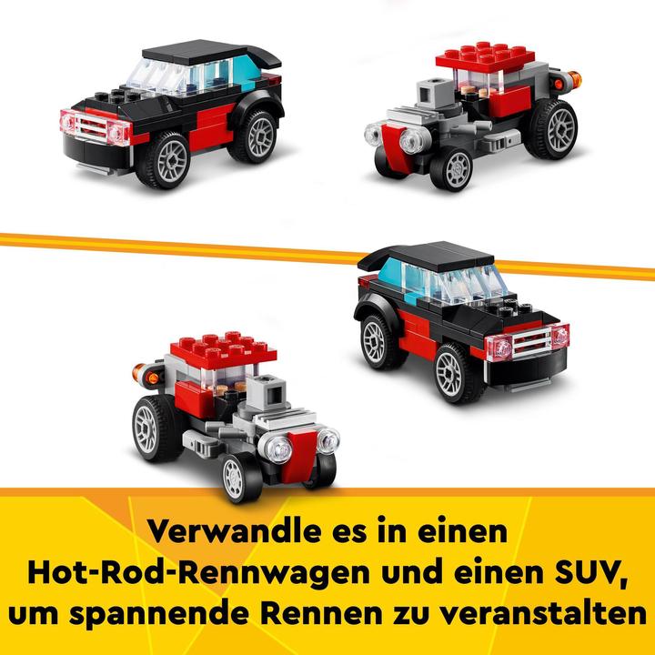Image du produit LEGO 31146 Remorque surbaissée avec hélicoptère (31146, LEGO Creator 3-in-1)