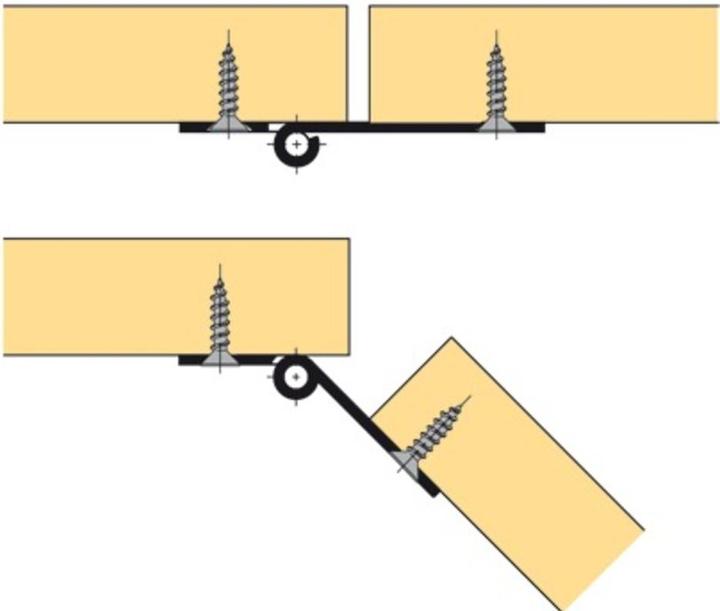 Actual product image Hettich Folding door hinges 625