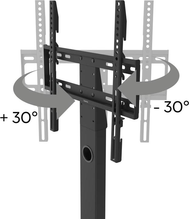 Productafbeelding Hama Vrijstaande TV-standaard, draaibaar, in hoogte verstelbaar, 165 cm (65") tot 35 kg (Universeel, 65", 35 kg)