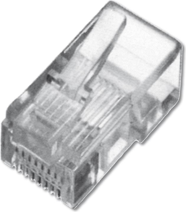 Image du produit Digitus ASSMANN Connecteur modulaire pour câble plat 8P8C non blindé ASS 0512 CO (Câble réseau Connecteur)