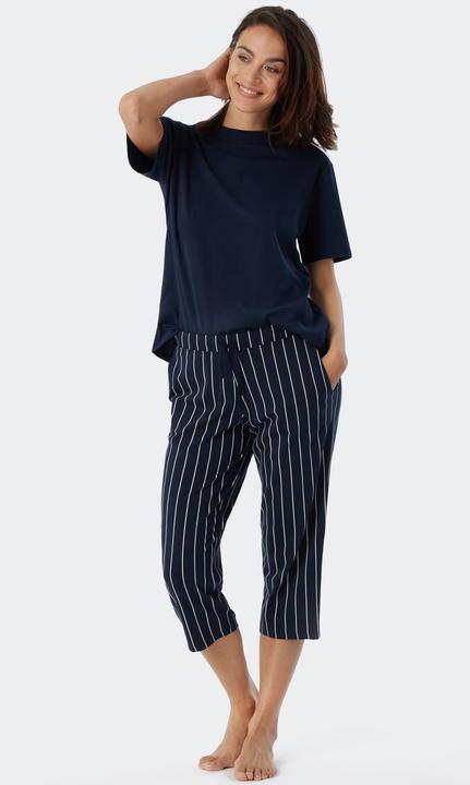 Image du produit Schiesser Mix & Relax Organic Cotton Pyjama Pantalon 3/4 long (48)