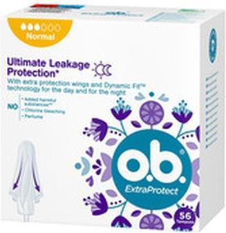 Immagine prodotto o.b. ExtraProtect assorbenti normali - Variante: 56 ks (56 x, Normale)